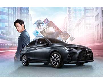 เปิดตัวครั้งแรกของโลก รถยนต์ที่เป็นที่ชื่นชอบของทุกคน ALL NEW TOYOTA YARIS ATIV เลือกรถที่ใช่สไตล์คุณกับ PREMIUM LUXURY ราคา 689,000 บาท