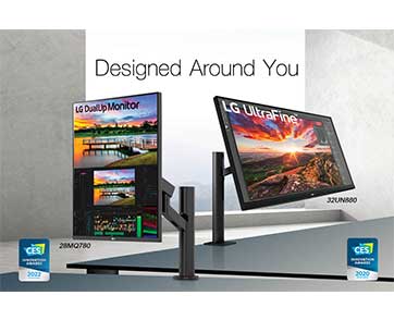 แอลจีส่งจอมอนิเตอร์นิวคอนเซ็ปต์ 2 รุ่นใหม่ล่าสุด มอบพื้นที่การทำงานอย่างอิสระ ด้วยนวัตกรรมขาตั้งแบบ Ergo 