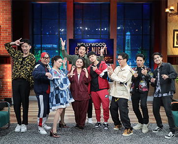 สามดีเจแซ่บ “เชาเชา-มะตูม-ต้นหอม” ฟาดโหด!!! “เอ๊ะ-ที-ดิม” ในรายการ “Hollywood Game Night Thailand”