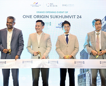 “วัน ออริจิ้น” ผนึก “โนมูระ-IHG” เปิดบริการมิกซ์ยูสใหม่ “วัน ออริจิ้น สุขุมวิท 24” ผสานโรงแรมสเตย์บริดจ์ สวีทแห่งที่ 2 ในเอเชียแปซิฟิก-คอมมูนิตี้มอลล์กลิ่นอายญี่ปุ่น
