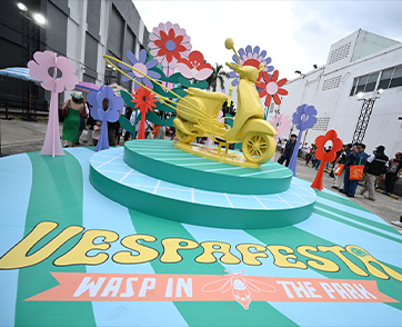  เวสป้าชวนไปมันส์กันต่อ ปล่อยทีเด็ดจัดงานมิวสิคเฟสติวัล  VESPAFESTA: WASP IN THE PARK 