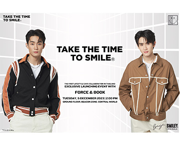 ครั้งแรกในไทย! BAGA x SMILEY® การคอลแลปส์ครั้งสำคัญ พบกับกิจกรรมมากมายณ Beacon Zone ชั้น 1 ศูนย์การค้า centralwOrld 5 ธันวาคม 2566 นี้