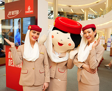 เอมิเรตส์พร้อมพาคุณโบยบินกับดีลสุดพิเศษในงาน  Emirates Travel Fair 2024 ที่สยามพารากอน