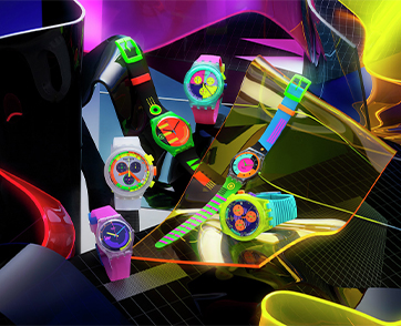 Swatch NEON คอลเลกชั่นใหม่ นำเสนอนาฬิกาดีไซน์ไอคอนิก  โดดเด่นด้วยกลิ่นอายความสนุกในยุค 80 และ 90