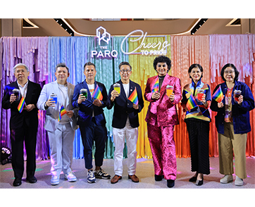 เดอะ ปาร์ค ร่วมสนับสนุนทุกความหลากหลายและความเท่าเทียม  ฉลองความภาคภูมิใจแบบรักษ์โลกไปกับแคมเปญ “Cheers to Pride”