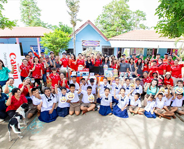 แคนนอน จัดกิจกรรม Canon Volunteer 38 นำทีมจิตอาสาลงพื้นที่ช่วยเหลือโรงเรียนในชุมชนที่ห่างไกล 