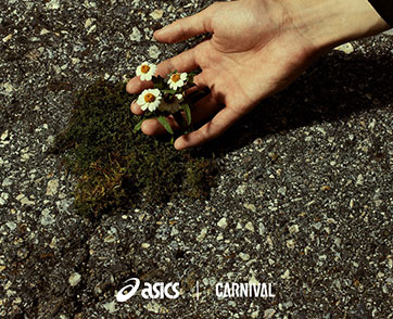 ASICS x CARNIVAL® GT-2160™ SNEAKERS  CONCRETE BLOOM เฉลิมฉลองจิตวิญญาณที่แข็งแกร่ง เรื่องราวที่งดงามของการเติบโตแม้จะมีอุปสรรคที่มากมาย
