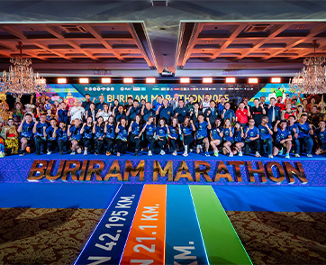  บิ๊กเซอร์ไพรส์ Buriram Marathon 2025 ฉลองปีที่ 9 สุดอลังการ ชูเป้าหมายใหม่ ปักหมุดสู่การเป็น สวรรค์ของนักวิ่ง”ทั่วโลกอย่างแท้จริง