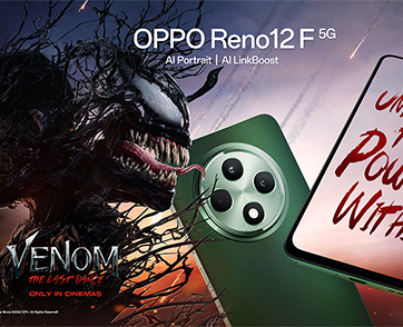 OPPO จับมือ Venom ร่วมมอบประสบการณ์ศึกใหญ่ครั้งสุดท้าย The Last Dance ปลดปล่อยพลังแห่ง OPPO Reno12 F 5G