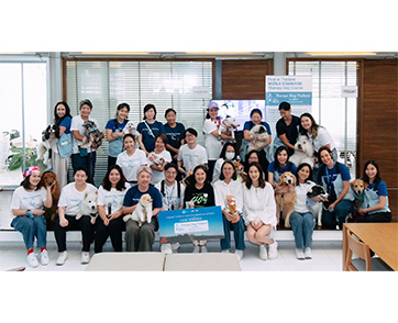 GDH ร่วมกับ สมาคมสุนัขนักบําบัดแห่งประเทศไทย จัดกิจกรรมฮีลใจ “PAWSITIVE DAY” นำทีมน้องหมานักบำบัดมาทำกิจกรรมฮีลใจถึงออฟฟิศ!!