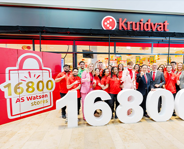 เอเอส วัตสัน เดินหน้าขยายการเติบโต เปิดหน้าร้านครบ 16,800 ร้านค้าทั่วโลก