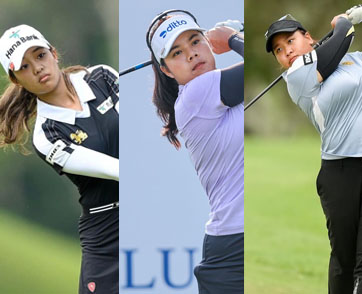 3 นักกอล์ฟสาวดาวเด่นไทย พร้อมสู้ศึก เคแอลฯ ที่บลูแคนยอนฯ