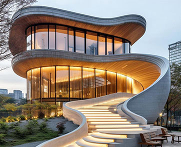 Architecture AI Design  เครื่องกำเนิดสถาปัตยกรรมด้วย AI การออกแบบ การวางแผน และการก่อสร้างอาคารและโครงสร้าง