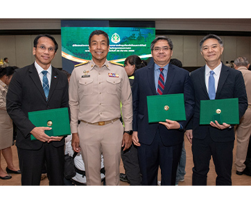 SPRC ร่วมกับ เชฟรอน รับมอบประกาศเกียรติคุณและเครื่องหมาย ‘นคราภิรักษ์’ จากภารกิจสนับสนุนช่วยเหลือและค้นหาผู้ประสบภัยเหตุแผ่นดินไหว