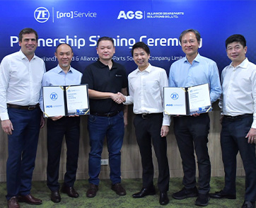 AGS จับมือ ZF เปิดศูนย์บริการ ZF (Pro) Service รองรับรถเพื่อการพาณิชย์ในไทยอย่างเป็นทางการ