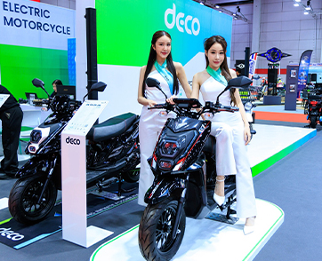 เดโก้ ยกทัพมอเตอร์ไซค์ไฟฟ้า 8 รุ่น โชว์ในงาน Big Motor Sale 2025