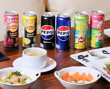 ซันโทรี่ เป๊ปซี่โค ประเทศไทย ผนึกกำลัง เกรฮาวด์ คาเฟ่ ร่วมสร้างสีสันวงการอาหาร  ส่งเครื่องดื่มซ่าคู่จานอร่อย ผ่านเซตอิ่มสุดคุ้ม “Flash Lunch Set”