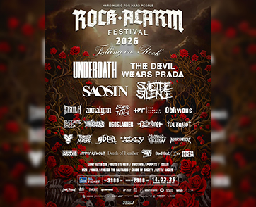 เทศกาลร็อกครั้งประวัติศาสตร์! ROCK ALARM FESTIVAL 2026 ขนไลน์อัพศิลปินไทย-เทศ แน่น คุ้ม เดือดที่สุดในประเทศ!