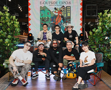 E-Outside Expo ครั้งที่ 6 เทศกาล Urban Outdoor ที่ใหญ่ที่สุดของปีนี้เปลี่ยนเมืองให้เป็นสนามผจญภัยใจกลางกรุงที่รวมพลังแฟชั่น การผจญภัย และแรงบันดาลใจไว้ในที่เดียว