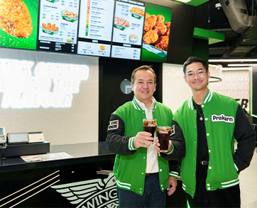 ไทยน้ำทิพย์ โคคา-โคล่า พาร์ทเนอร์ “Wingstop” แบรนด์ระดับโลก บุกตลาดไทยเปิดสาขาแรก  พร้อมเสิร์ฟเมนูไก่ทอด