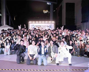 แดนซ์กระจาย! PERSES สร้างปรากฏการณ์ออกสเต็ปสุดมันส์กับหูฟัง HUAWEI FreeClip 2 ปล่อยใจอิสระทุกการเคลื่อนไหวด้วยคอนเซปต์ ‘Never Feel, Never Fall’