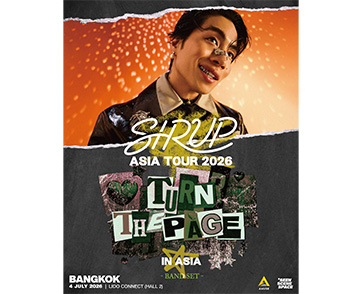 SIRUP ASIA Tour 2026 “TURN THE PAGE IN ASIA” (Bangkok) 4 กรกฎาคมนี้! 