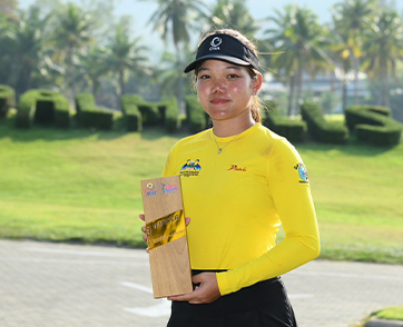 "ต้นน้ำ" กชกรณ์ นิ่มนวล ผงาดแชมป์ GPS Junior Tour 2026 ในคลาส Varsity Girl