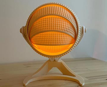 3D Print Armadillo Lamp by OHR Design  “เมื่อแสงไม่ใช่แค่ความสว่าง แต่คือสถาปัตยกรรมที่ขยับได้”
