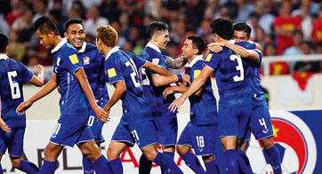 Thailand national  football team  with World Cup