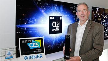 แอลจี อีเลคทรอนิคส์ สร้างสถิติครั้งใหม่กวาดรางวัลจากงาน CES 2020