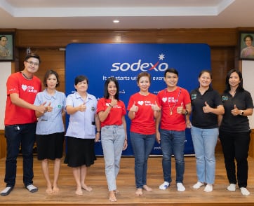 องค์กร Stop Hunger ร่วมกับโซเด็กซ์โซ่ทั่วโลกจัดแคมเปญ Show your Heart, Play your Part