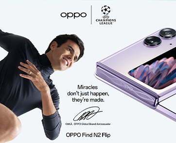 OPPO ประกาศ Kaká เป็นแบรนด์แอมบาสเดอร์ระดับโลกคนล่าสุด  ในการเป็นพันธมิตรกับ UEFA Champions League