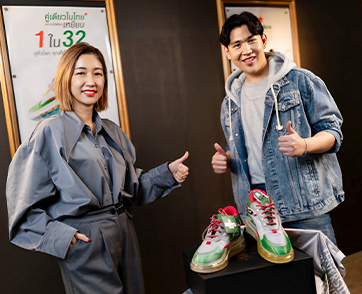 Heineken Experience Silver ส่งมอบสนีกเกอร์ลิมิเต็ดอิดิชั่น ให้กับผู้ชนะหนึ่งเดียวในแคมเปญ #คู่เดียวในไทยอยากได้ต้องเหยียบ