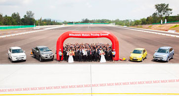 มิตซูบิชิ มอเตอร์ส เปิดสนามทดสอบรถยนต์ในประเทศไทย