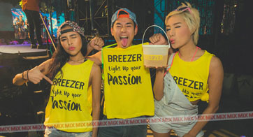 Breezer Light Up your Passion	 