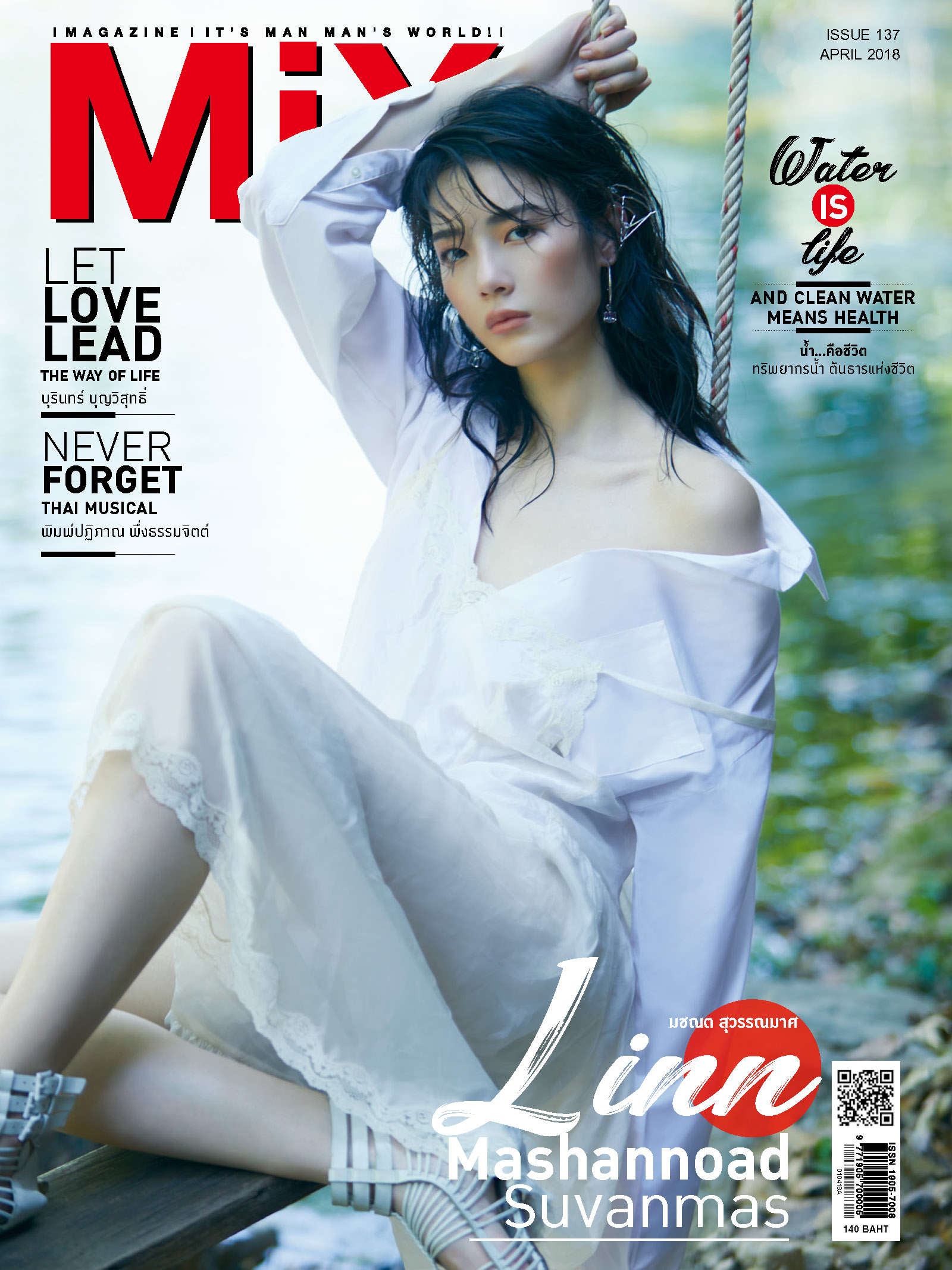 หลิน มชณต สุวรรณมาศ Issue 137 ธีม Water is life AND CLEAN WATER MEANS HEALTH นํ้าคือชีวิต ทรัพยากรนํ้า ต้นธารแห่งชีวิต